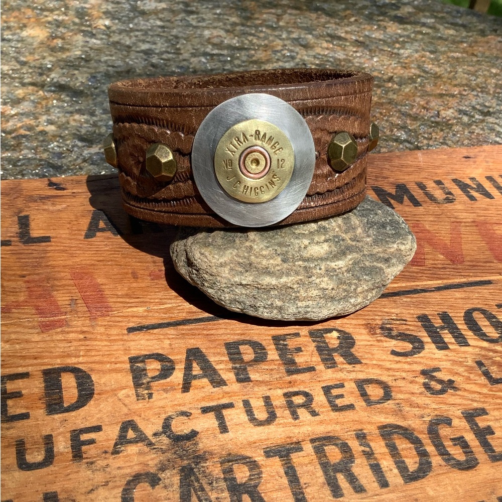 Leather cuff, up to 7.5” wrist